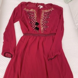 Altuzarra burgundy dress